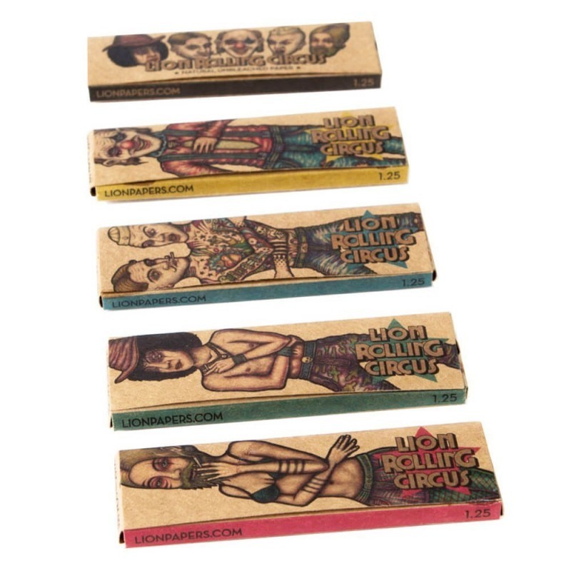 Papel Lion Rolling Circus Unbleached 1/4 (25u)